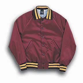 Satin Baseball Jacket (Maroon) - Child 14-16