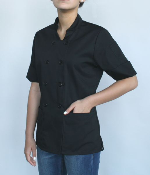 Made in Chicago | Traditional chef coat for women. A-line with 2 hip ...