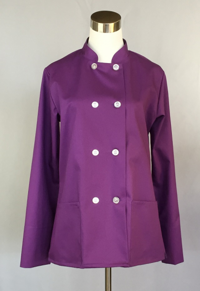 purple chef coat
